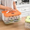 Large Capacity dumpling box portable storage box with timing multi-layer combination storage box kitchen refrigerator wonton box 2