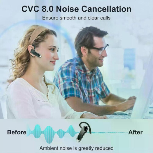NEW BEE Single Wireless Bluetooth Headset Kopfhrer Geruschunterdrckendes 2
