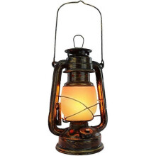 Hurricane Lamp Lantern Vintage Rechargeable Cordless Table Lamp LED Light Flame Night Light Outdoor Retro Camping Lamp Dimmable with Charger, 3 Lighti