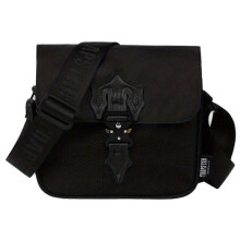 (Solid Black) Trendy Niche Men's and Women's Shoulder Crossbody Bag Messenger Bag