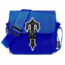 (Blue) Trendy Niche Men's and Women's Shoulder Crossbody Bag Messenger Bag