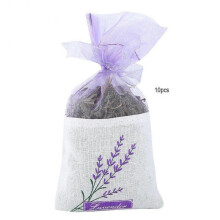 10pcs Dried Flowers Hanging Aroma Bag Sachet Air Deodorant Wardrobe Aroma BagMint Leaf