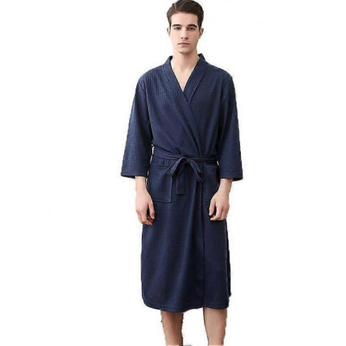Cardigan Bathrobe Thin Bathrobe Mens Home Clothes Bathrobe Men