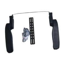 (As show, One size) Electric Bike Children Seat Guardrail Electric Bicycle Rear Rail