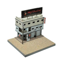(As show, One size) DIY 1/64 House Model Scenery Supplies for Diorama Micro Landscape Decoration