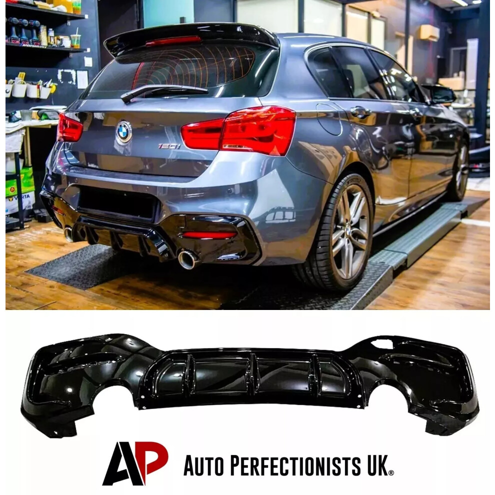 For Bmw 1 Series F20 F21 Lci Rear Diffuser Lip Valance M135i M140i 15-19 5061072666094