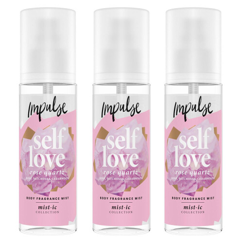 (Self Love) Impulse Mist-ic Collection Body Mists 3 Pack 150ml