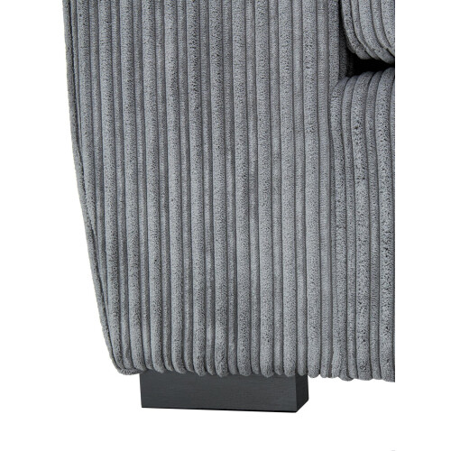 Snugg Furniture (Right Hand, Grey) Amalfi Full Back Fabric Corner Sofa 2