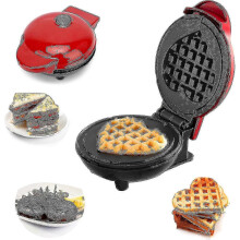 (As show, One size) Mini Waffle Maker, Round Waffle Maker, Waffle Machine, Mini Individual Waffle Maker Small Waffle Maker Waffle Maker With Non Zekai
