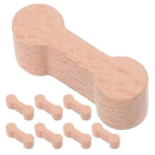 (As show, One size) 8pcs Track Connector Pack Accessories Wooden Train Track Adapter Connector Pieces Zekai