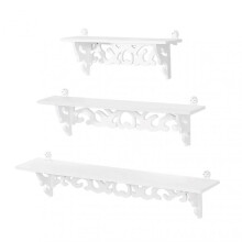 Set of 3 Wall Dividers Wall Shelf Bookcase Display Wall Shelf Storage Shelf Shelving