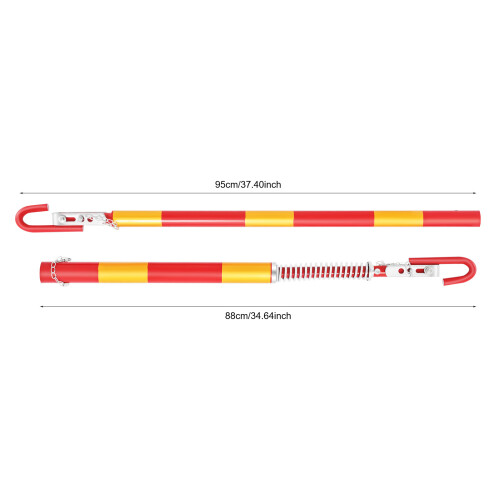 3T Towing Pole Trailer Bar Spring Damper for Car Van 1