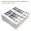 30 Grids Folding Underwear Storage Box Divider Organizer Socks Container 4