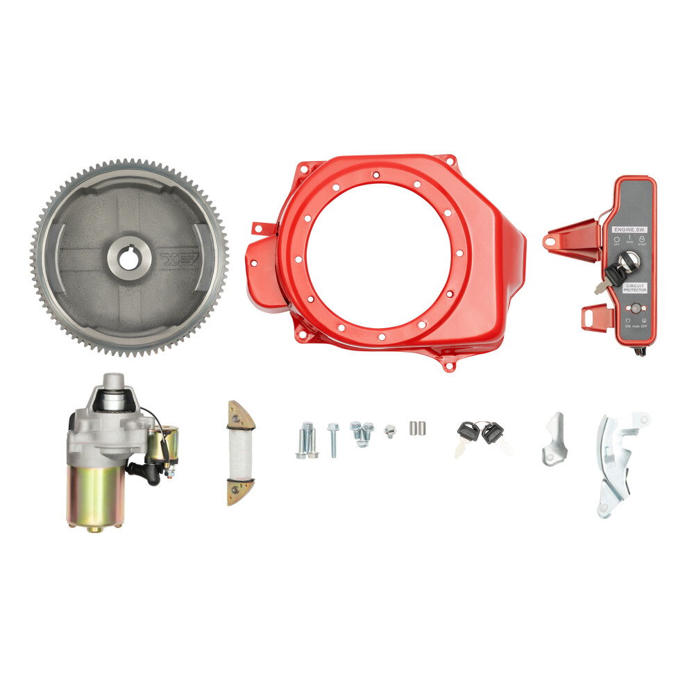 Electric Motor Start Flywheel Kits Gx160 5.5Hp Gx200 6.5Hp 6976084856182