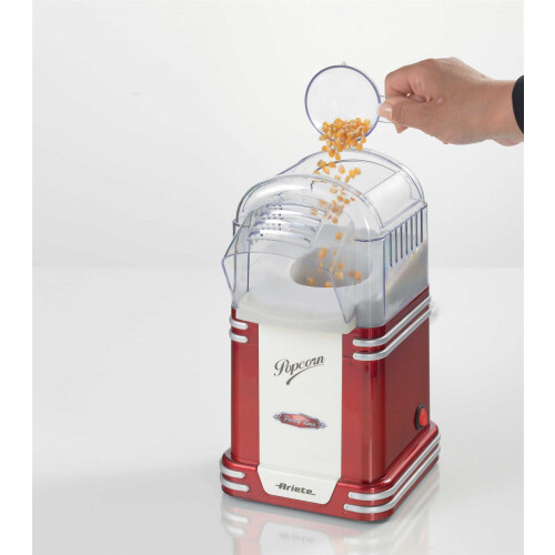 Ariete Macchina per Popcorn Ariete 2954 - 1100W - Design Anni 50 - Rosso 1