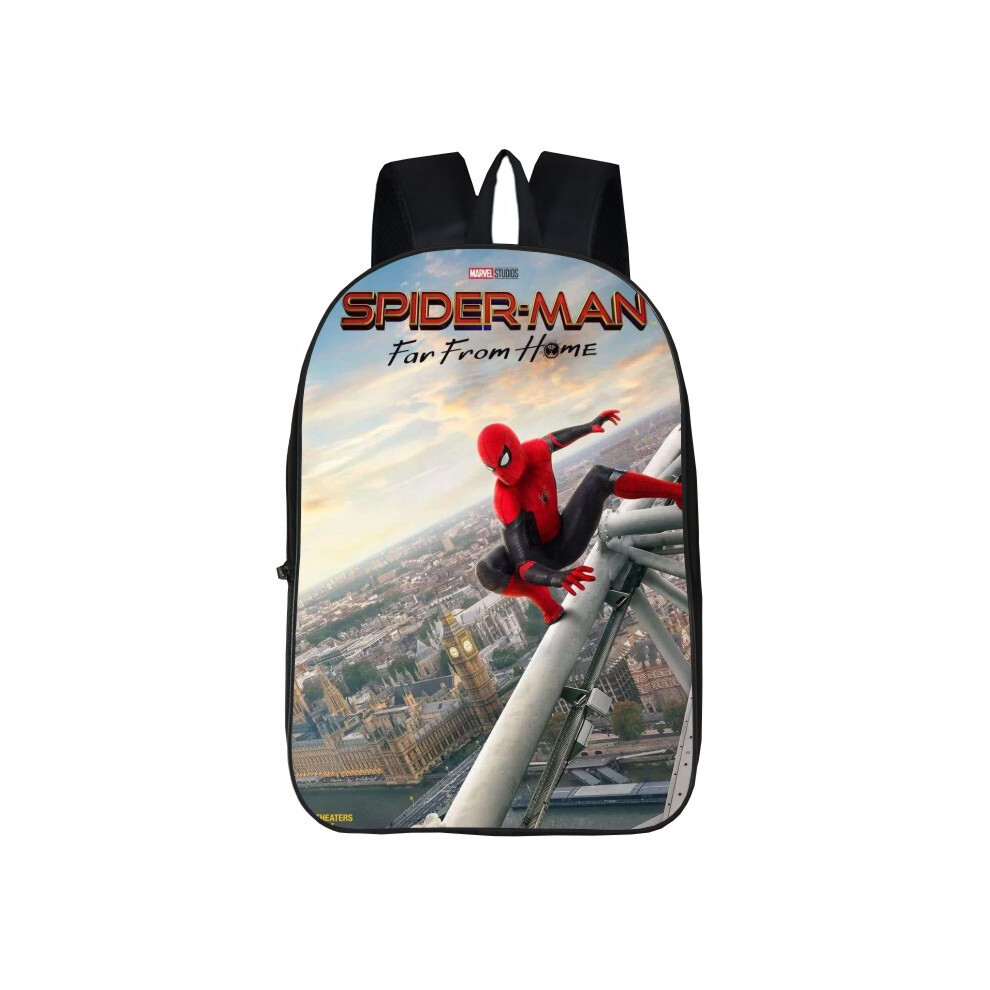 (10) Spiderman Print Backpack Cartoon Rucksack Hero's Expedition Schoolbag for Middle School Students Youth Lightweight Unisex-image-OPC-PHRC99J-NEW