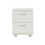 2 Drawer Bedside Cabinet - MDP - 35 x 30 x 47.5 cm - White 2