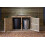 Paythorne Dustbin Store Double - Timber - L64 x W122.5 x H88 cm 1