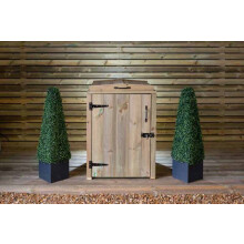 Paythorne Dustbin Store Single - Timber - L64 x W63 x H88 cm