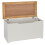 Colorado Ottoman - MDF/MDP - 80 x 38 x 41 cm - Soft White/Oak 3