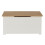 Colorado Ottoman - MDF/MDP - 80 x 38 x 41 cm - Soft White/Oak 2