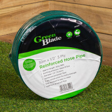 30m Reinforced Garden Hose Pipe / Hosepipe in Green