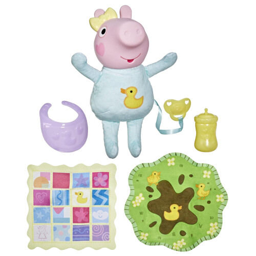 Peppa Pig Oinks and Snuggles Evie Interactive Baby Doll 1