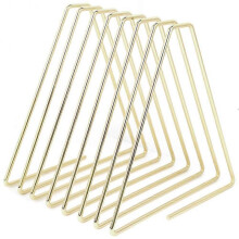 Innovative Desktop Flexible Folding Metal Bookend Book Stand Holder Organizer for School Office,Gold