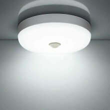 Plafonnier LED  dtecteur de mouvement 12W 1500LM 6500K Blanc Froid IP56 Plafonnier LED Rond Impermable pour Intrieur Extrieur Escalier Salle de Bain G