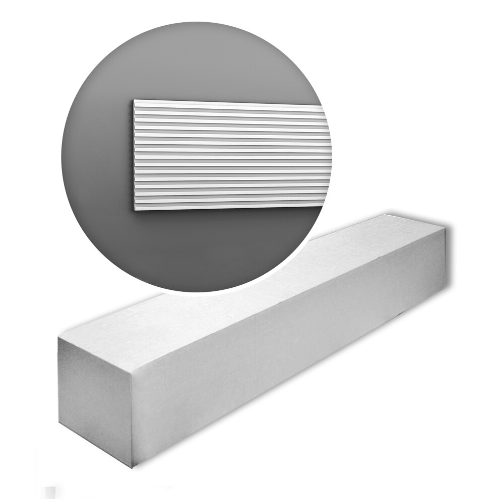 Orac Decor Wx205-2600-Box Modern Track 3D Wall Panel 1 Box 7 Pieces | 18,2 M 5414433026080