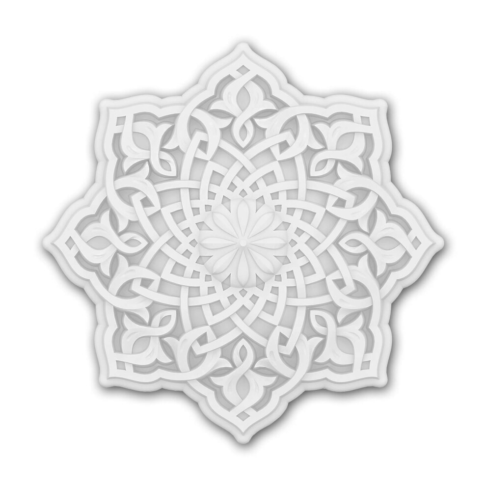 Profhome 156501 Ceiling Rose Medallion Deco Element Islamic Ornament Ã 31,9 Cm 4255740701632