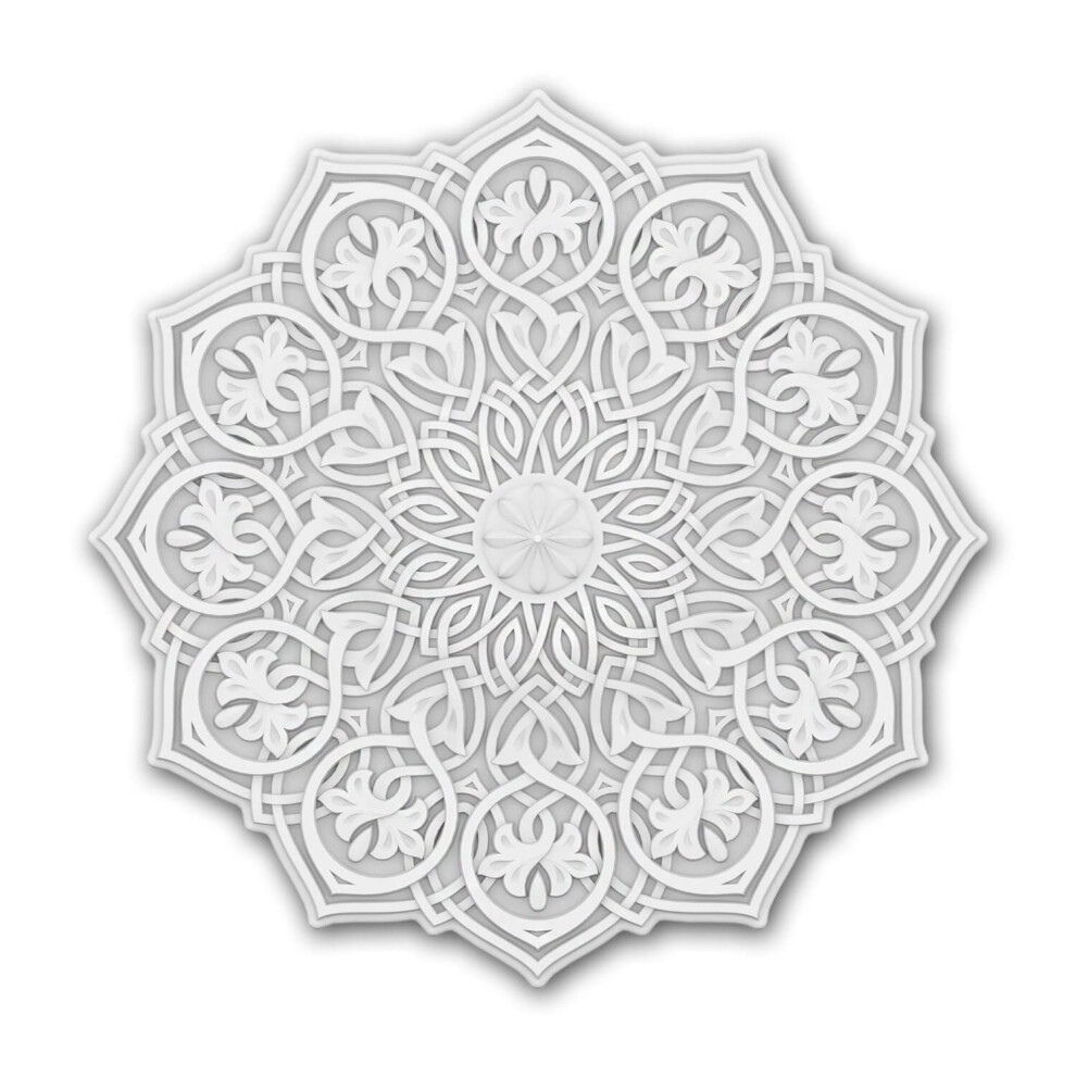 Profhome 156502 Ceiling rose Medallion Deco element Islamic Ornament Ã 59,6 cm-image-OPC-PHRCPDC-NEW