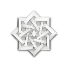 Profhome 160503 Deco element Ceiling rose oriental style Ø 9,1 cm
