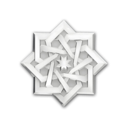 Profhome 160503 Deco element Ceiling rose oriental style Ø 9,1 cm