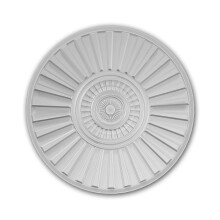 Profhome 156802 Ceiling rose Medallion Deco element Art déco style Ø 70 cm