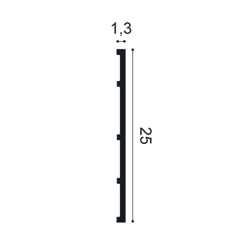 Orac Decor SX207F Skirting Base molding 3d wall panel Stucco moulding 2 m 1