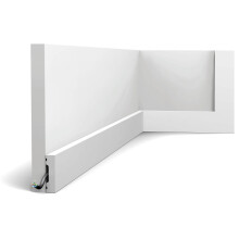 Orac Decor SX162-RAL9003 Skirting Base molding Door frame Panel moulding 2 m
