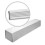 Profhome 651702-box 1 box 30 pieces Panel moulding Dado rail | 60 m 1