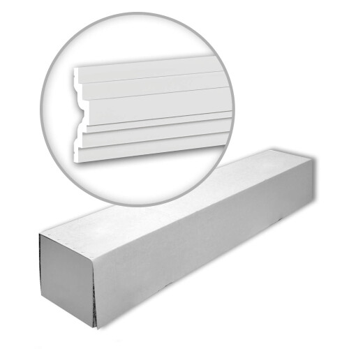 Profhome 651802-box 1 box 24 pieces Panel moulding Dado rail | 48 m