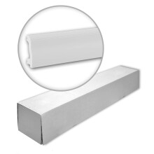 Profhome 653801-box 1 box 18 pieces Skirting Base Moulding | 36 m