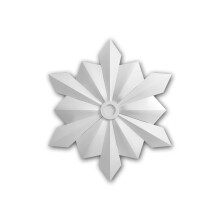 Profhome 156805 Ceiling rose Medallion Deco element Art déco style Ø 38 cm