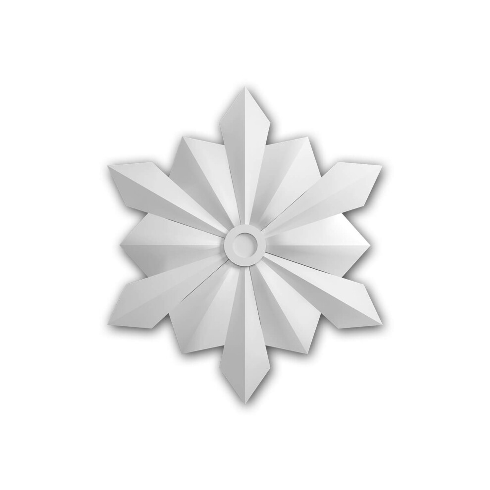 Profhome 156805 Ceiling Rose Medallion Deco Element Art Dã©Co Style Ã 38 Cm 4255740701984