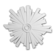Profhome 156804 Ceiling rose Medallion Deco element Art déco style Ø 90,1 cm