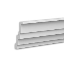 Profhome 650241 Cornice moulding Ceiling moulding Decorative Stucco moulding 2 m