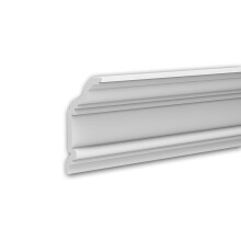 Profhome 650242 Cornice moulding Ceiling moulding Decorative Stucco moulding 2 m