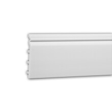 Profhome 653110 Skirting Base molding Decorative moulding Stucco moulding 2 m