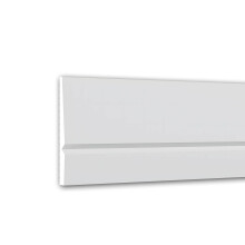 Profhome 653806 Skirting Base molding Decorative moulding Stucco moulding 2 m