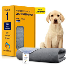 (1 Pack - Large 90x104cm) Washable Large Pet Pee Pads Mats Puppy Training Toilet Reusable Pad Wee Dog 90 x 104cm