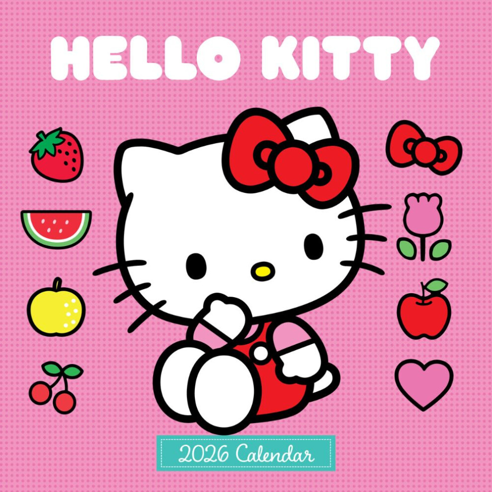 Hello Kitty 2026 Square Calendar Size 12