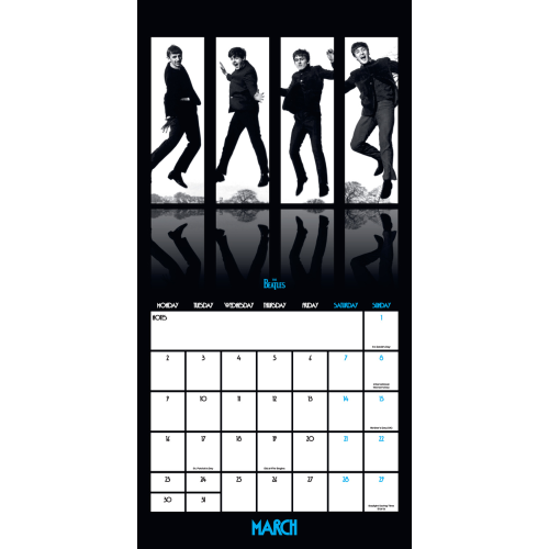 THE BEATLES 2026 SQUARE CALENDAR 2
